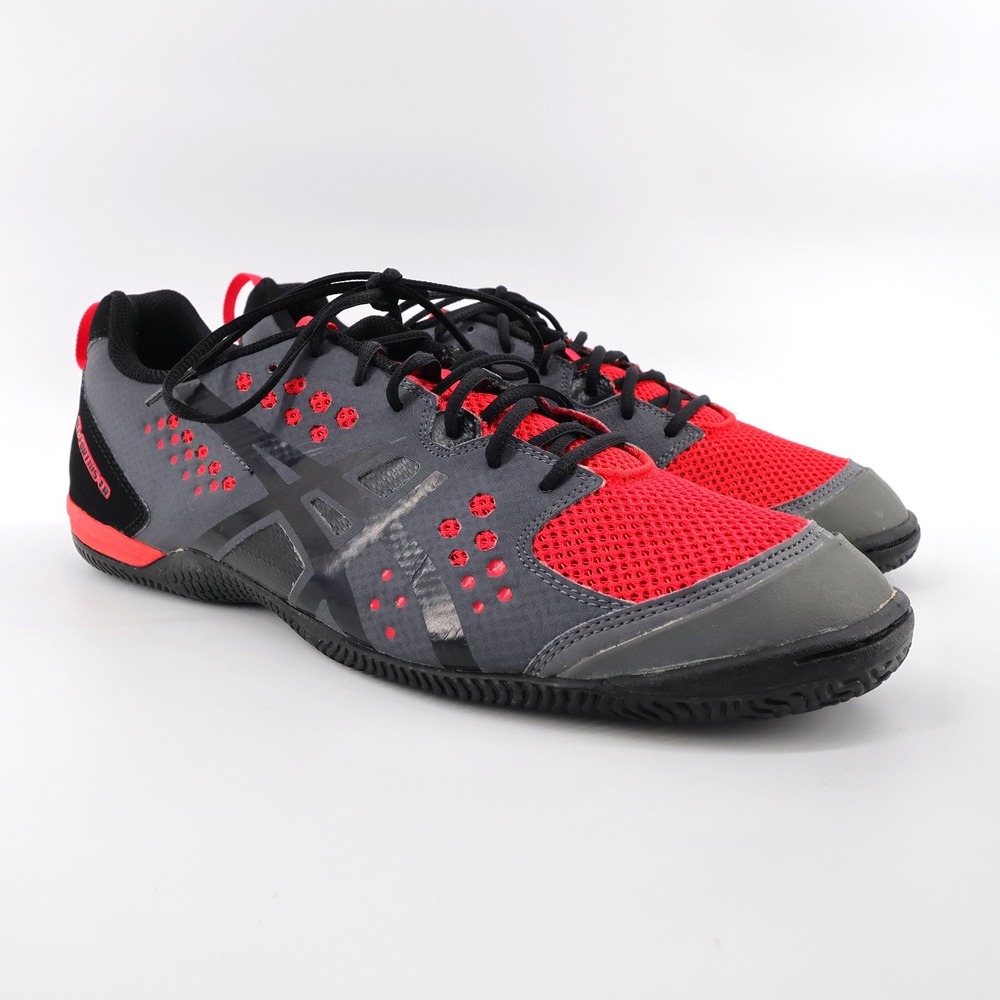 ASICS Gel-Fortius S334Y TR Training Shoes Grey Red Low Top Mens 11